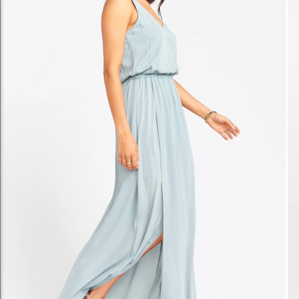 Kendall Maxi Dress - Silver Sage View 5